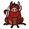 Disney Aufnäher / Bügelbild - König Der Löwen Pumba Tier   Nähsets Für Kinder -Disney 22437053 01