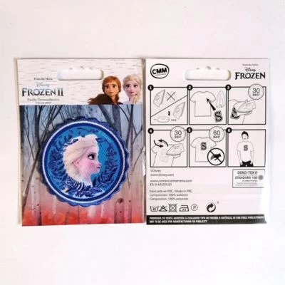 Disney Aufnäher / Bügelbild - Frozen Die Eiskönigin Elsa Kopf Nähsets Für Kinder 4 Disney Aufnäher / Bügelbild - Frozen Die Eiskönigin Elsa Kopf Nähsets Für Kinder – Bild 2