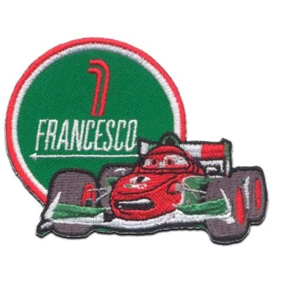 Disney Aufnäher / Bügelbild - Cars 2 FRANCESCO NO. 1 Nähsets Für Kinder 3 Disney Aufnäher / Bügelbild - Cars 2 FRANCESCO NO. 1 Nähsets Für Kinder