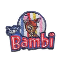 Disney Aufnäher / Bügelbild - BAMBI Tier Kinder Nähsets Für Kinder