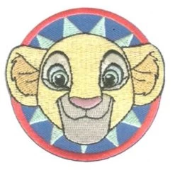 Disney Aufnäher / Bügelbild - König Der Löwen Nala Kopf Nähsets Für Kinder