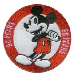Disney Aufnäher / Bügelbild - Mickey Mouse 90 Jahre Nähsets Für Kinder