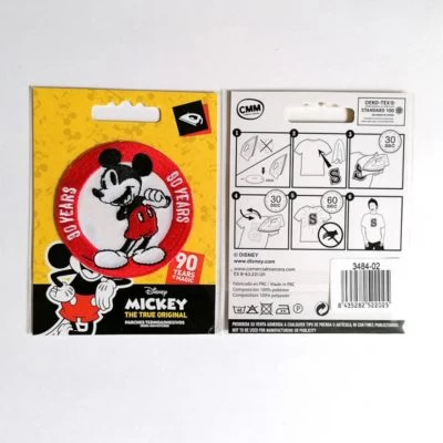 Disney Aufnäher / Bügelbild - Mickey Mouse 90 Jahre Nähsets Für Kinder 4 Disney Aufnäher / Bügelbild - Mickey Mouse 90 Jahre Nähsets Für Kinder – Bild 2