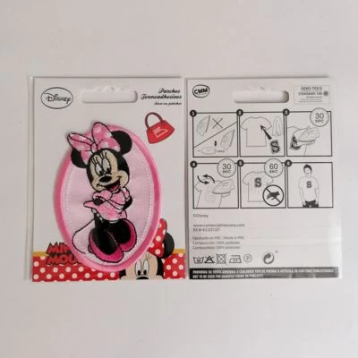 Disney Aufnäher / Bügelbild - Minnie Mouse OVAL Nähsets Für Kinder 4 Disney Aufnäher / Bügelbild - Minnie Mouse OVAL Nähsets Für Kinder – Bild 2