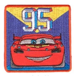 Disney Aufnäher / Bügelbild - Cars 2 LIGHTNING MC QUEEN 95 Nähsets Für Kinder