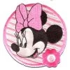 Disney Aufnäher / Bügelbild - Minnie Mouse BLUME 2 Nähsets Für Kinder