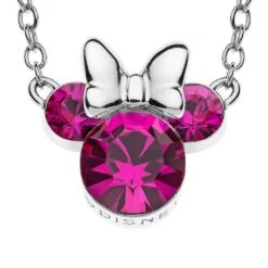 Disney Halskette Geburtsstein Oktober 925 Silber Halsketten