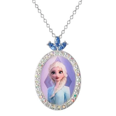 Disney Mädchen-Halskette Frozen Elsa 925 Silber Halsketten 3 Disney Mädchen-Halskette Frozen Elsa 925 Silber Halsketten