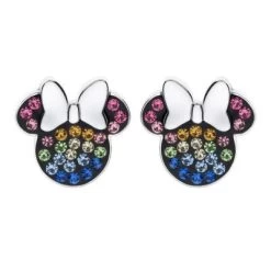 Disney Kinder-Ohrringe Minnie Maus Ohrstecker 925 Silber Ohrstecker