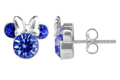 Disney Kinder-Ohrringe Geburtsstein September Blau 925 Silber Ohrstecker 4 Disney Kinder-Ohrringe Geburtsstein September Blau 925 Silber Ohrstecker – Bild 2