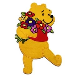 Disney Aufnäher / Bügelbild - Winnie Pooh XL Blumen Nähsets Für Kinder