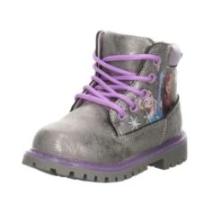 Disney Frozen Schnürboots Schriftzug Synthetik Gemustert Stiefel