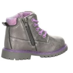 Disney Frozen Schnürboots Schriftzug Synthetik Gemustert Stiefel -Disney 27068303 05